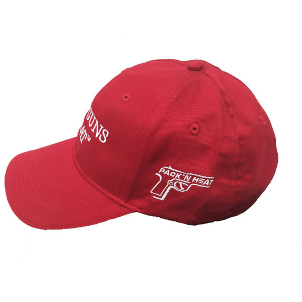 Red Keep Guns Great Hat Side