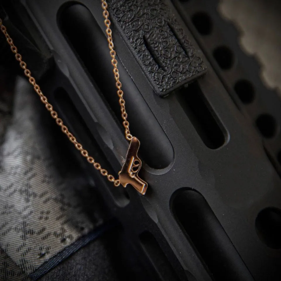 Polished Mini Gun Necklace - Image 8